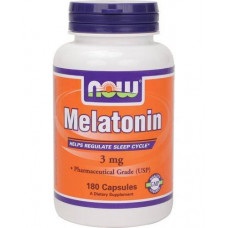 NOW Melatonin 3 мг 180 капсул